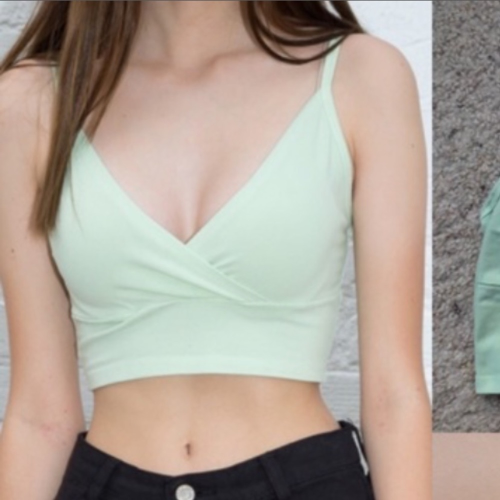 Brandy Melville Green Amara tank